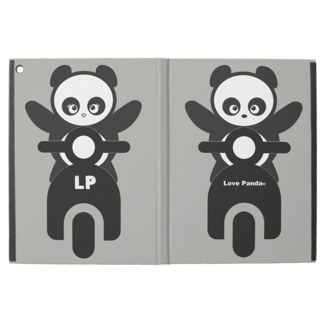 iPad Pro 12.9" Case Amour Panda® (Extérieur)