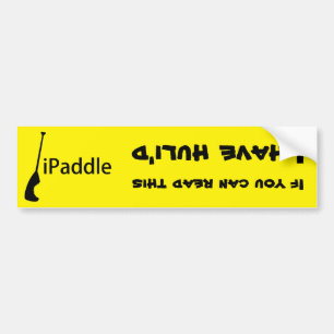 iPaddle Huli Bumper Sticker