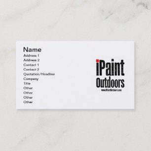 iPaintOutdoors Card