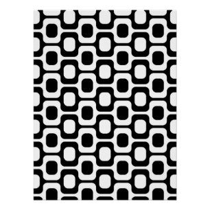 Ipanema Beach - Black and white Poster