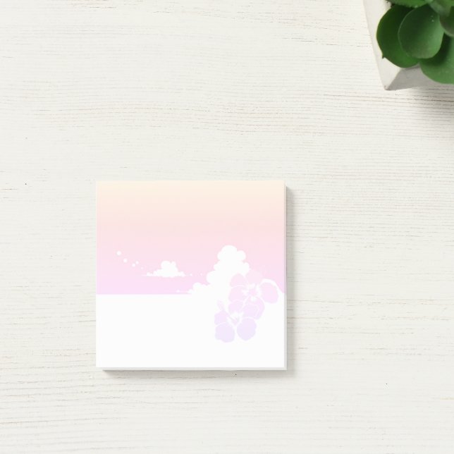Ipanema Beach Hibiscus Sky Post-it Notes (Creator Uploaded)