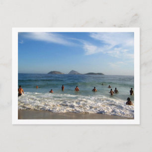 Ipanema Beach Postcard