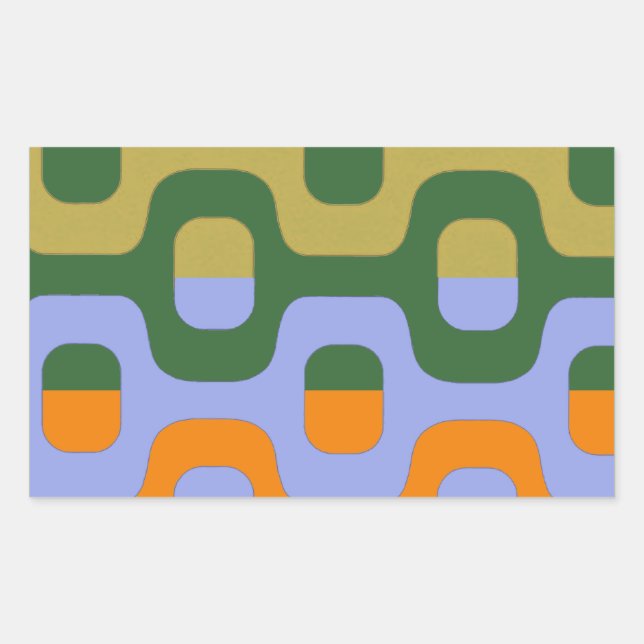 Ipanema coloured boardwalk sticker (Front)