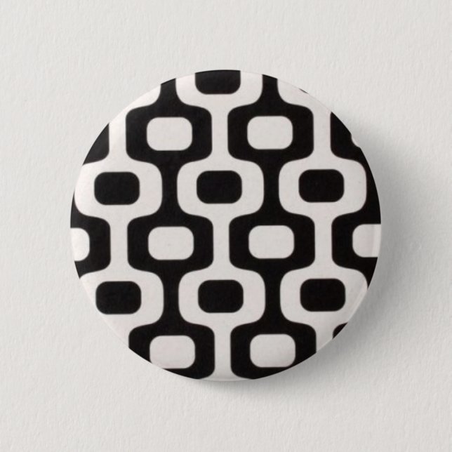 Ipanema Leblon sidewalk Rio Brasil 2 Inch Round Button (Front)