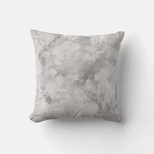 Ipanema Marble Throw Pillow (Front)