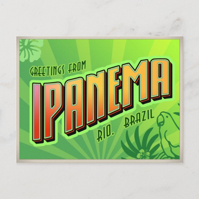 IPANEMA POSTCARD (Front)