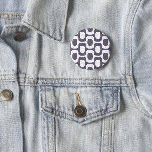 Ipanema Sidewalk Pattern, Beach Pattern, Brazil 2 Inch Round Button