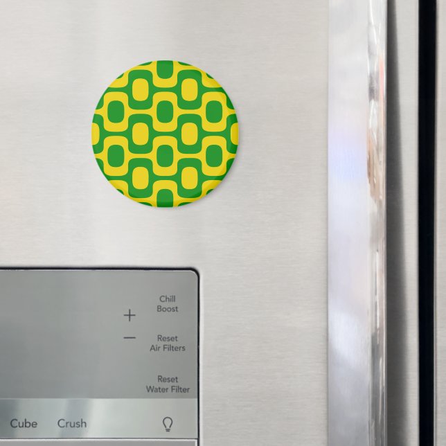 Ipanema Sidewalk Pattern, Beach Pattern, Brazil Magnet (In Situ (Fridge))