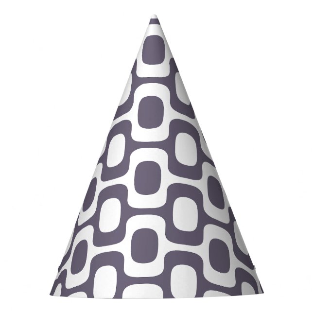 Ipanema Sidewalk Pattern, Beach Pattern, Brazil Party Hat (Front)
