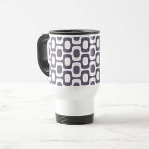 Ipanema Sidewalk Pattern, Beach Pattern, Brazil Travel Mug