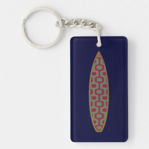 Ipanema sidewalk surfboard keychain