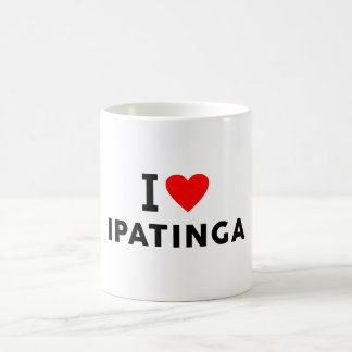 Ipatinga Brazil love city heart like travel symbol Coffee Mug