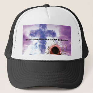 IPCB_finalcover, ISLAND PRINCESS AND A CROWN OF... Trucker Hat