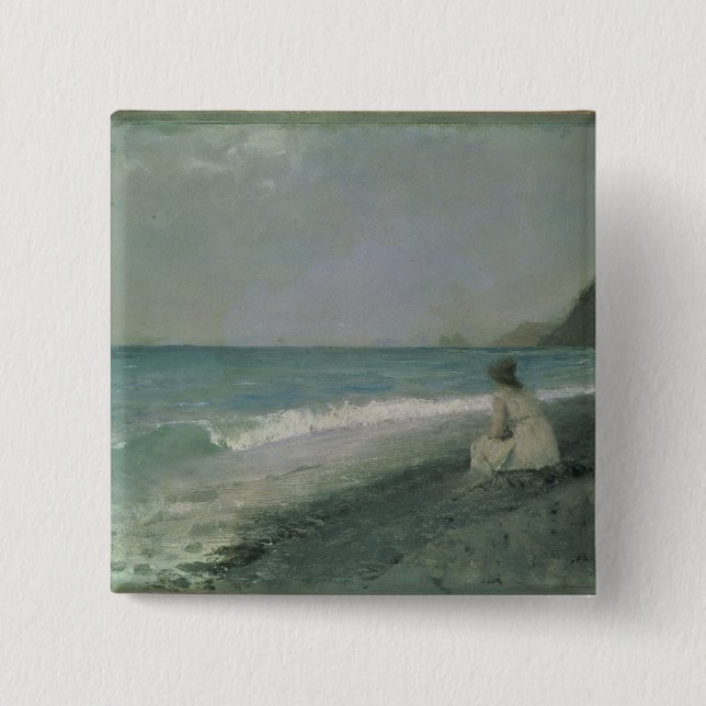 Iphigenia at Tauris, 1893 2 Inch Square Button (Front)