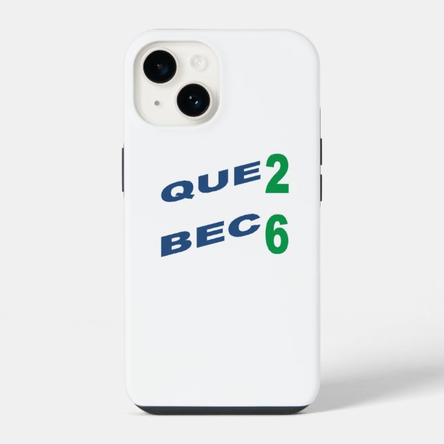 iPhone14 Case  DESIGN  QUEBEC 26 (Back)