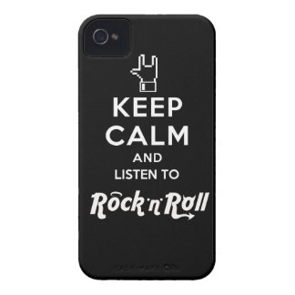 iPhone4 light Keep Calm cover... Rock 'n' Roll iPhone 4 Case