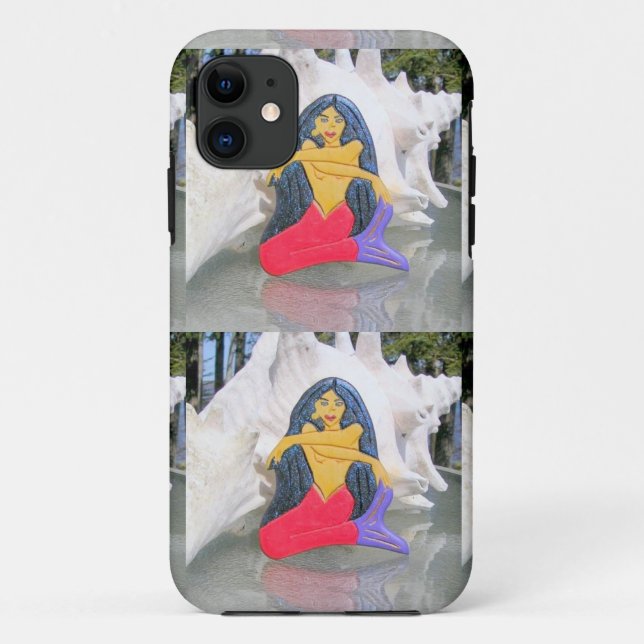 iPhone 11 2 sirènes assis coque (Dos)