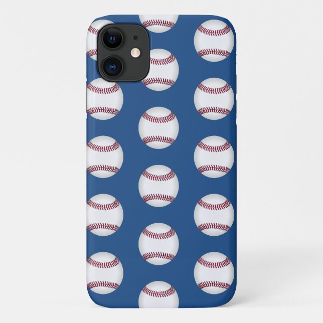 iPhone 11 Case-Baseballs Case-Mate iPhone Case (Back)