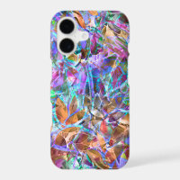 iPhone 11 Case Floral Abstract Stained Glass
