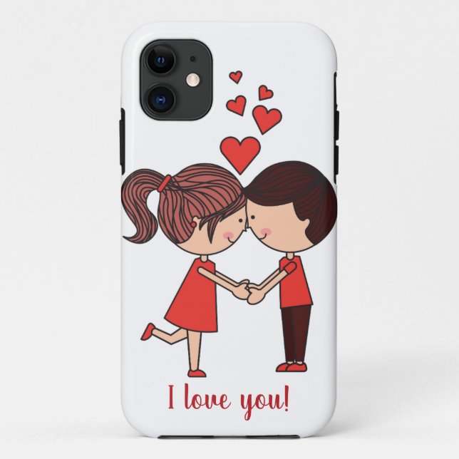 iPhone 11 cases for couples in love (Back)