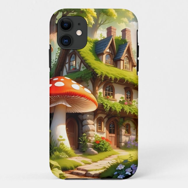 iPhone 11 champignons Coque thème (Dos)