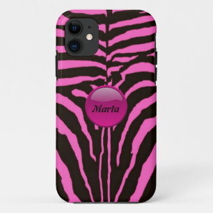 iPhone 11 Coque rose Zebra iPhone5