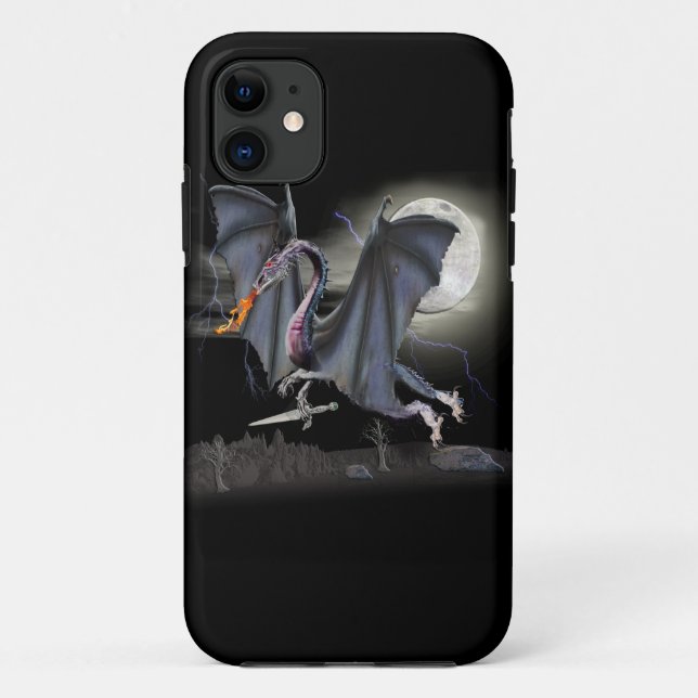 iPhone 11 imaginaire dragon art i-phone 5 coque (Dos)