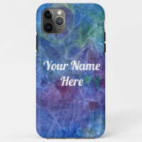 iPhone 11 Pro Max coque cosmos abstrait bleu viole