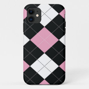iPhone 11 Téléphone / Coque Tablet PC - Carrés Jacquards - R