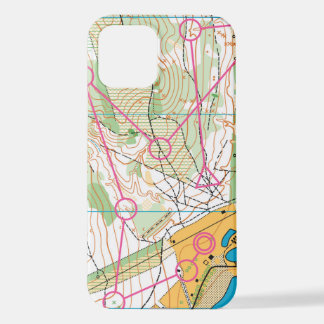 Iphone 12 case - Orienteering map