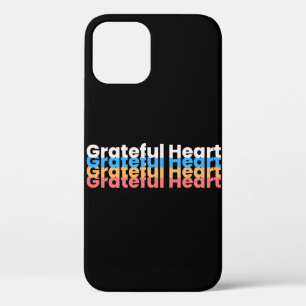 iPhone 12 Cases Black & Beige Colourful Typography
