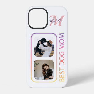 iPhone 12 Photo Template Best Dog Mom  Case