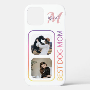 iPhone 12 Photo Template Best Dog Mom  iPhone 12 Case
