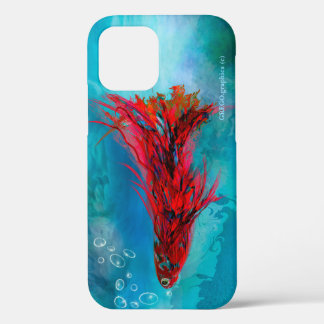 iPhone 12 Pro - a case of a Red Feathered Fish