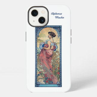 iPhone 13 case Alphonse Mucha Art Nouveau