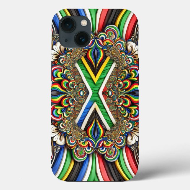 iPhone 13 Case-Mate with South African Colours Case-Mate iPhone Case (Back)