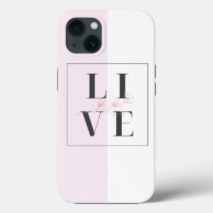 iphone 13 case pink white
