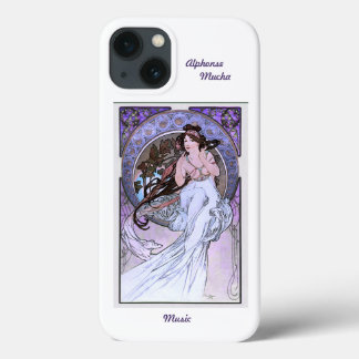 iPhone 13 coque Alphonse Mucha Art Nouveau