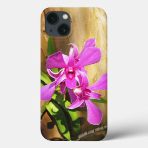 iPhone 13 Coque Orchidées roses