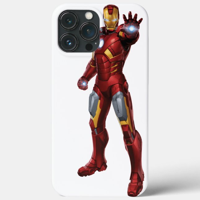 Iphone 13 pro Max Coques en Ironman Tirer pour le  (Verso)