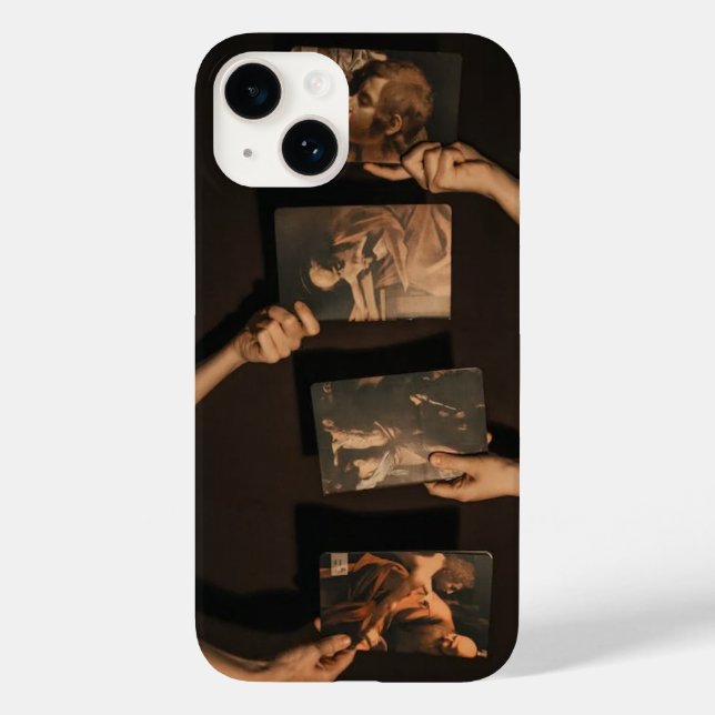 iphone 14-13-12-X flime case old art (Back)