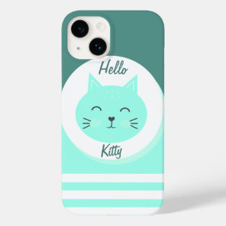 iPhone 14 Cases Hello Kitty White & Green Colour