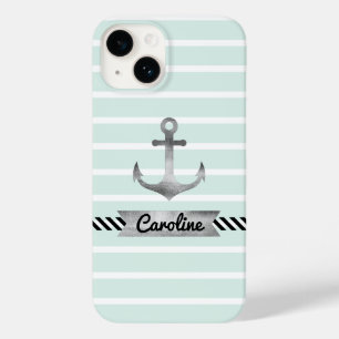 iPhone 14 Coque d'Ancre écossais pour pintes vertes -