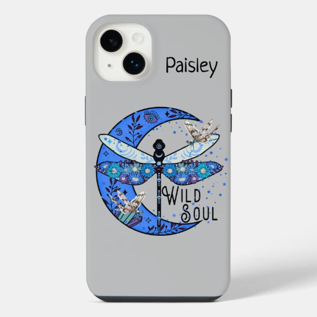 iPhone 14 Plus Case with Dragonflies (Back)
