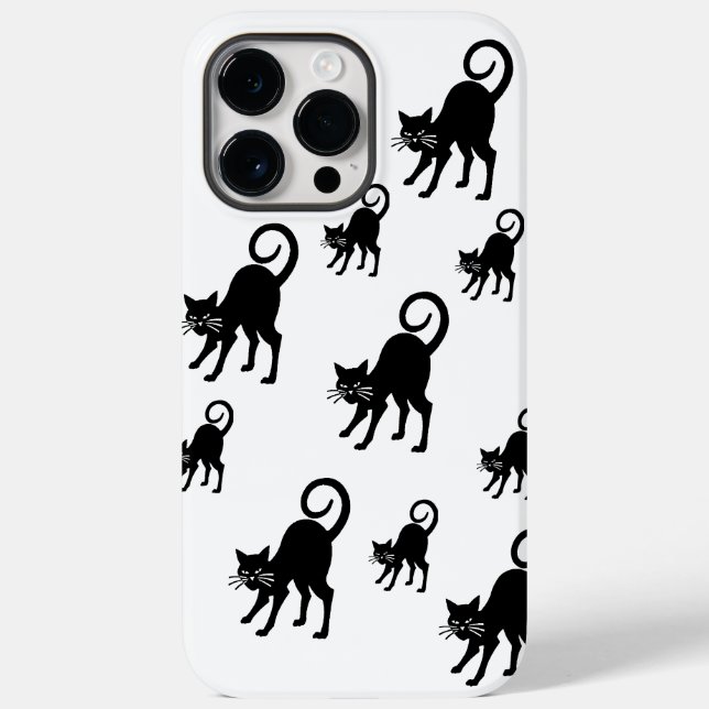 IPhone 14 Pro Max - coque chat noir (Verso)