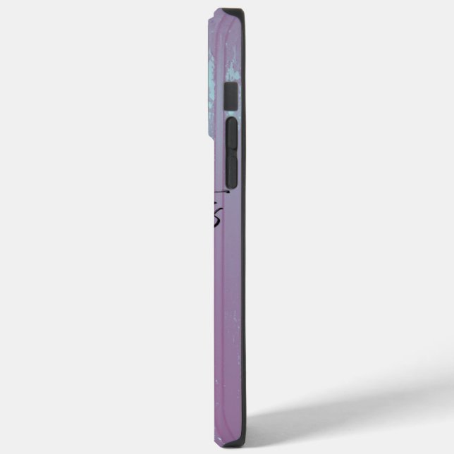 Iphone 14 Pro Max Purple Case, Inspiring Quotes Case-Mate iPhone Case (Back / Left)