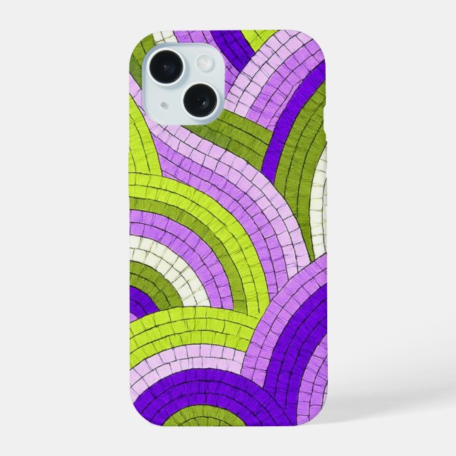 iPhone 15 Case.  Colour that curves into memory.  Case (Back)