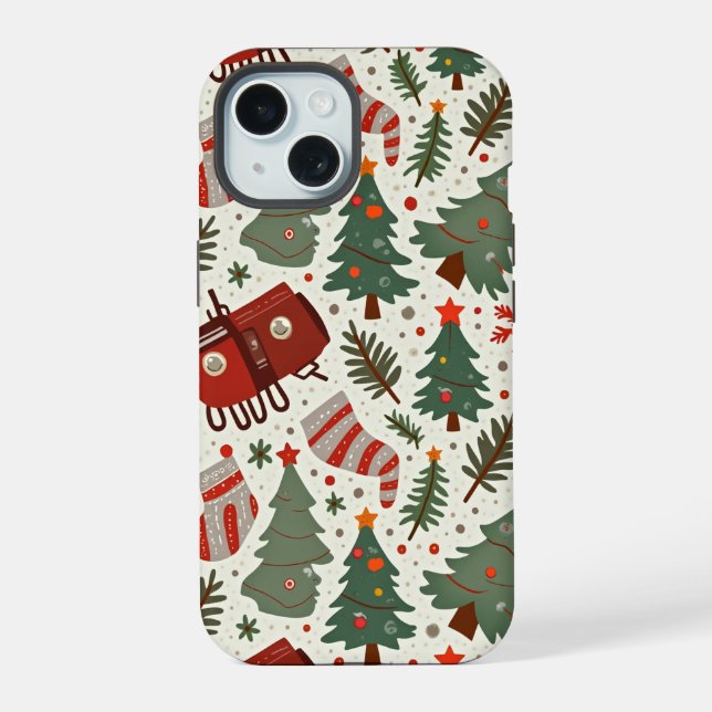 iPhone 15 Coque de Noël (Verso)