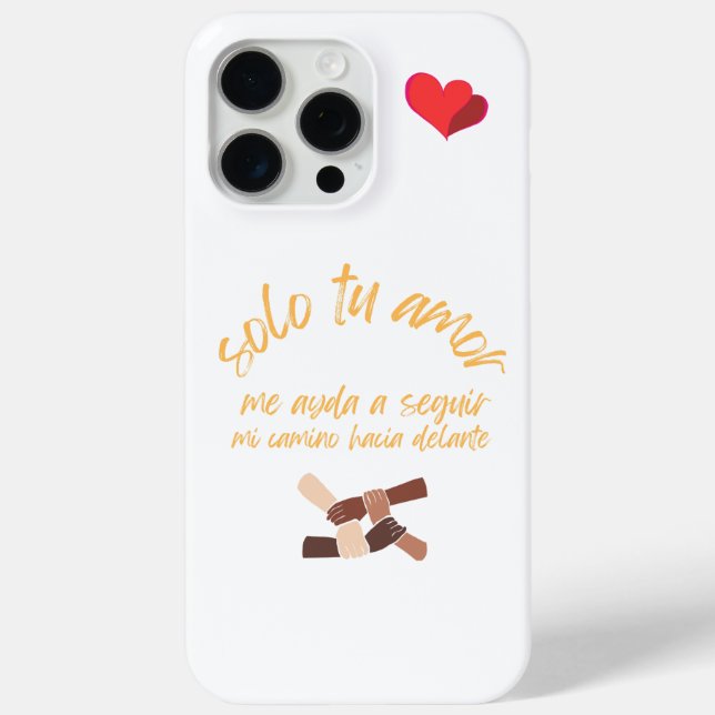 iPhone 15 Funda with Love Message Case-Mate iPhone Case (Back)