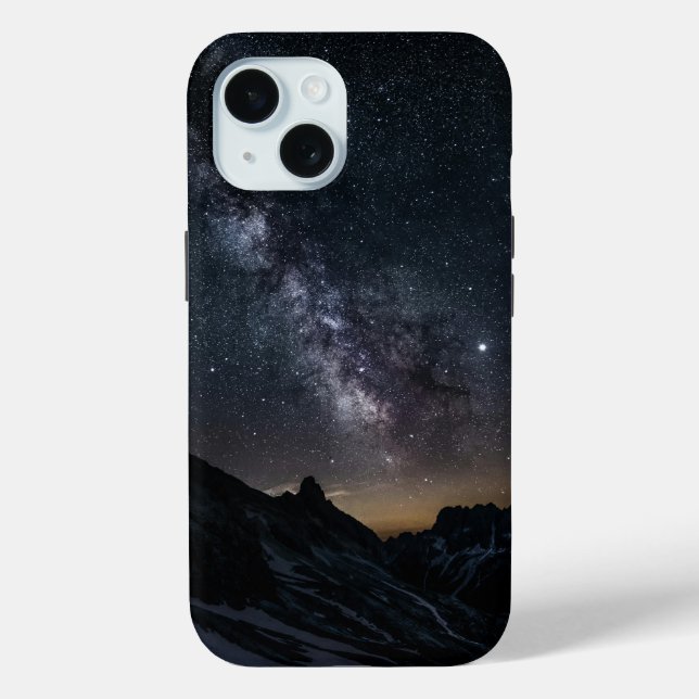 iPhone 15 images Coques millions d'étoiles scintil (Verso)